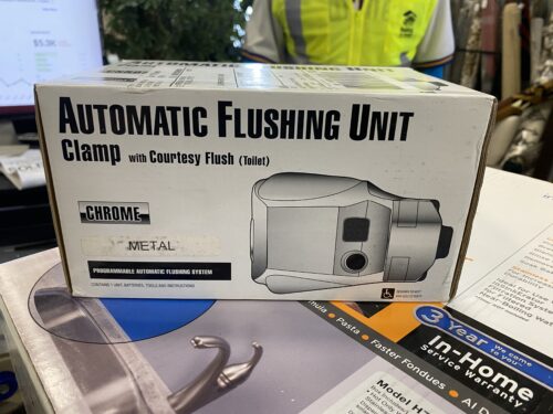 NEW! Automatic Flushing Unit in Chrome