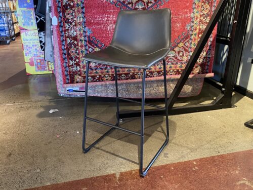 Chic Modern Barstool w/ Contrast Stitching