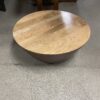 Round Wooden Coffee Table Small