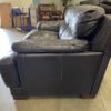 Deep Brown Faux Leather Extra Plush Loveseat