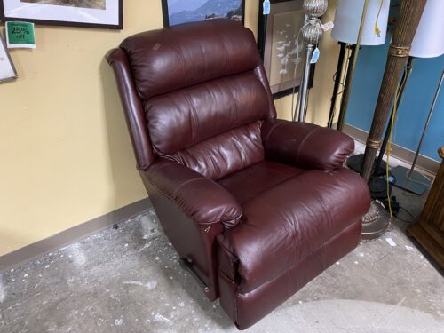 LA-Z-BOY Burgandy Manual Recliner