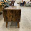 Burnt Wood Look 2 Cabinet Media Center