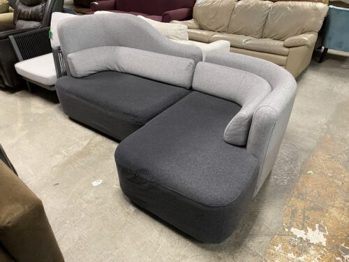 BOCONCEPT Black and Grey Modular Sofa
