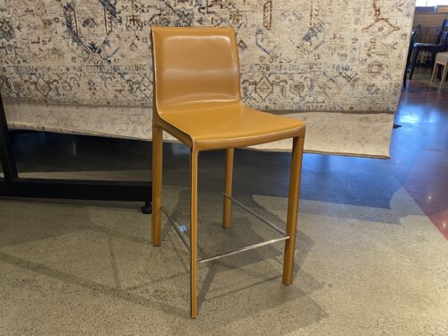 NEW PACIFIC DIRECT Gervin Recycled Leather Counter Stool