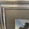 Japanese Gilded Copper Chokin Farmer Framed Artwork