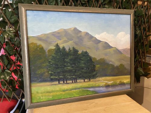 Verdant Streamside Original Oil Painting