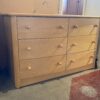 Blonde Curve-Front Doublewide Dresser, Made in Canada
