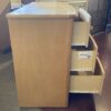 Blonde Curve-Front Doublewide Dresser, Made in Canada