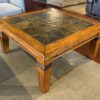 Square Earthy Stone Tile Coffee Table