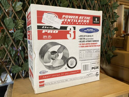MASTER FLOW Gable Mount Attic Ventilator Model #PG3X