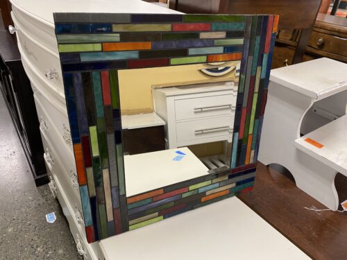OLVERA DESIGN Mosaic Framed Mirror