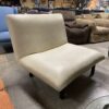 Unique Ostrich Texture Beige Accent Chair