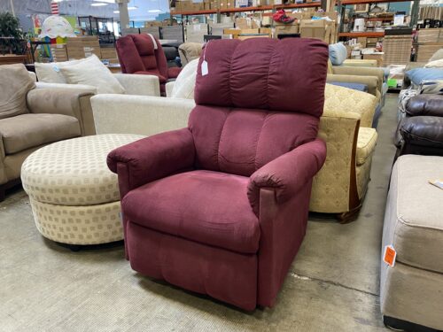 LA-Z-BOY Vibrant Red Fabric Manual Recliner