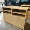 INNOVANT Pine Look Locking File Cabinet and Shelf