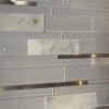 NEW! Peel & Stick Polar Lights Glass/Metal/Stone Mosaic Wall Tile, 20 Packs