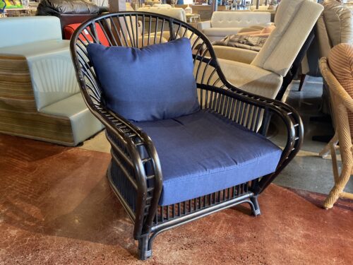 STEWARD MEMBERY Royal Palm Verandah Chair in Black Gloss