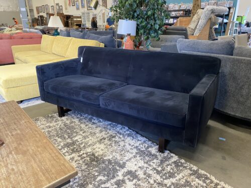 ROOM & BOARD Andre Jet Black Fabric Sofa