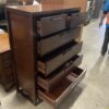 MACY'S Casana Dark Wood 6 Drawer Dresser