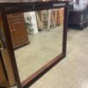MACY'S Casana Dark Wood Large Hanging Mirror