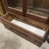 Antique Display Cabinet With Glass Panel Door
