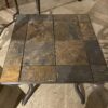 Outdoor Tile Top Side Table