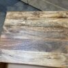 Aged Wood Industrial Nightstand with Drawer