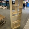 Light Wood Asymmetrical Bookcase with Drawer
