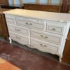 Antique White 7-Drawer Dresser