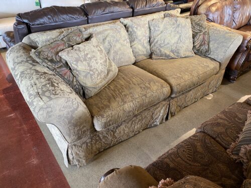 Green Floral Couch