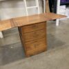 Wood Extending Accent Table with 3 Drawers