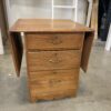 Wood Extending Accent Table with 3 Drawers