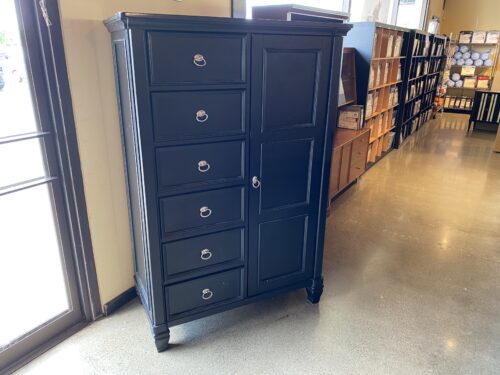 Traditional Black Dresser Cabinet