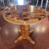 Side Table with Wood Knot Details