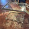 Metal Frame with Glass Cart