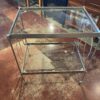 Metal Frame with Glass Cart