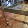 Metal Frame with Glass Cart