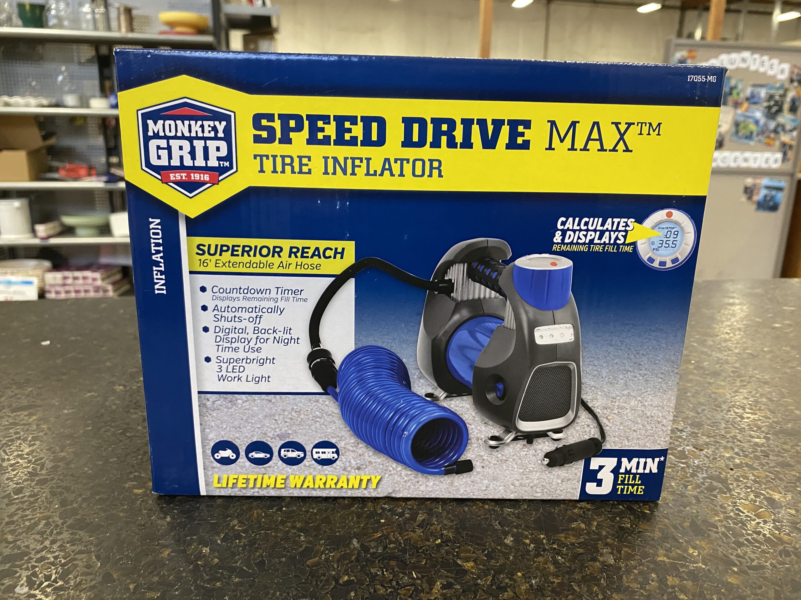 MONKEY GRIP Speed Drive Max Tire Inflator