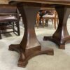 BASSETT Solid Wood Double Pedestal Oval Dining Table - 2 Leaves