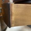 BAKER FURNITURE 2 Drawer Side Table w/ Wheels