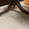 BAKER FURNITURE 2 Drawer Side Table w/ Wheels