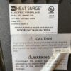 HEATSURGE Rolling Blonde Electric Fireplace