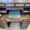 Vintage Delicately Carved RollTop Desk