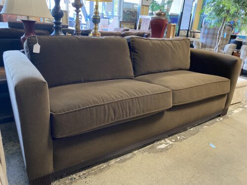 BERNHARDT Texture Collection Brown Loveseat