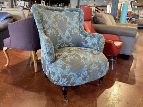 Eye-Catching Wide Patterned 2-Wheel Chair