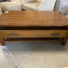 Wooden 2-Tier Coffee Table w/ Drawer