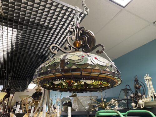 Stained Glass Dome Shaped Candeliere