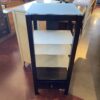 Frosted Glass Shelf Media Storage Tower