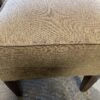 Beige Wingback Armchair w/ Ottoman