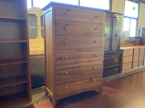THOMASVILLE Warm Blonde 6-Drawer Tallboy Dresser