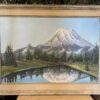 Large Reflective Mountain Original Oil Painting